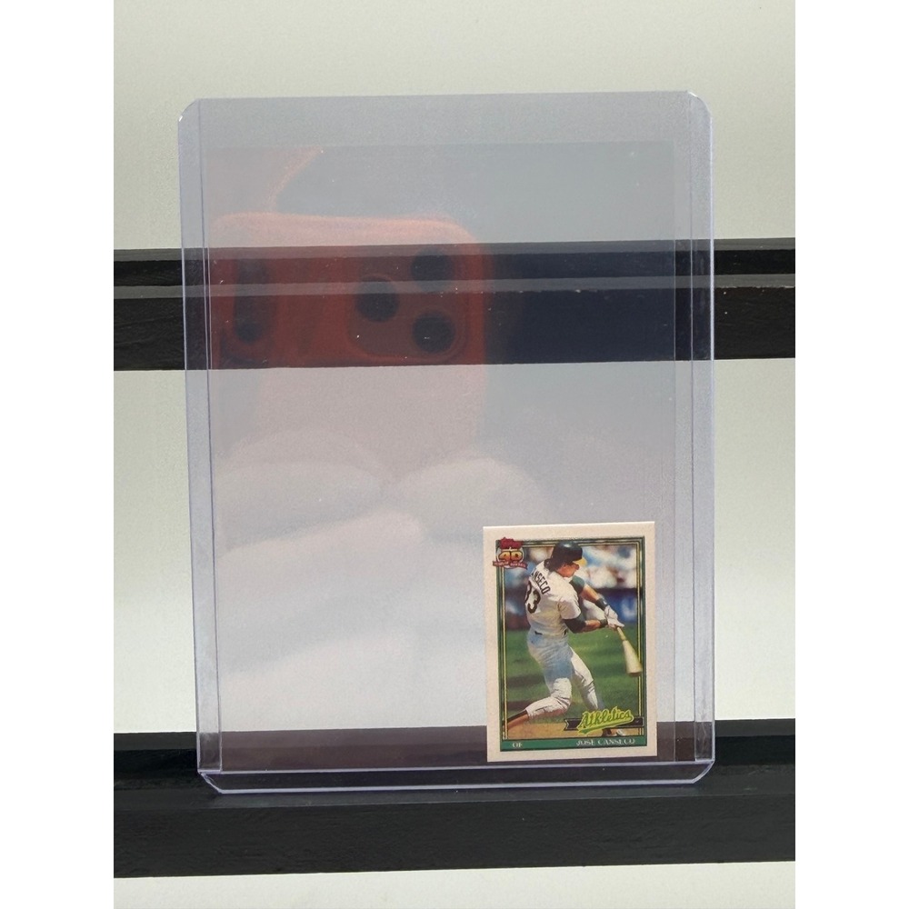 1991 Topps Jose Canseco 700 Oakland Athletics Baseball Card 40th Anniversary